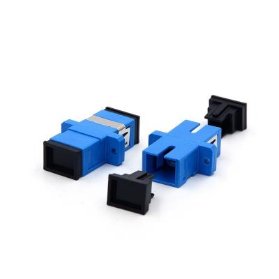 China FTTH FTTB FTTX Sc UPC Simplex Bule Fiber Optic Singlemode Fiber Optic Manufacturer FTTH Network Coupler Adapter for sale