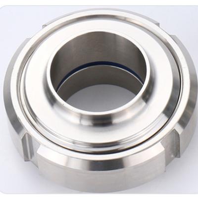 China Stainless Steel Pipe Fitting Quickly Maintained Coupling Sanitary SMS Union Equal for sale