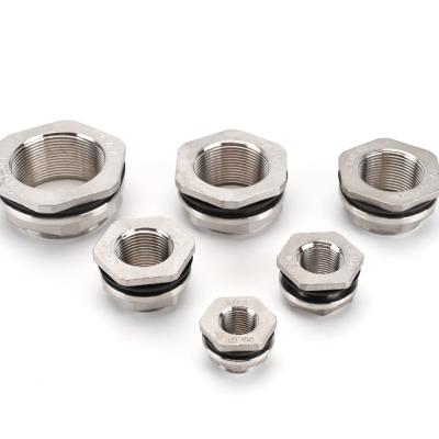 China Ss304 Ss316l Stainless Steel Pipe Fittings Reducing Female Thread Stainless Steel Pipe Fittins for sale