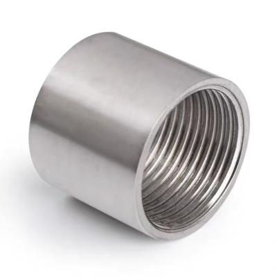 China Pipe Lines Connect Stainless Steel 304 / 316 L Full BSP / NPT Coupling Pipe Low Price Fittings for sale