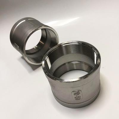 China China Plug Reducing SS304 Stainless Steel Pipe Fittings Tee Reducer NPT BSPT Threaded 1/2