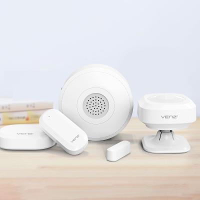 China Venz tuya tuya zigbee home security indoor siren door smart sensor motion sensor hub ZigBee kits sensor R7089 for sale