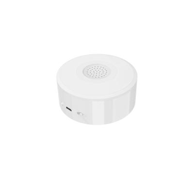 China Used for Home Alarm Humidity and Temperature Detection Wireless Indoor Tuya Wifi Siren One-Key Connect Super Laund Voice 110db Volume Compatible with IOS and System from android for sale