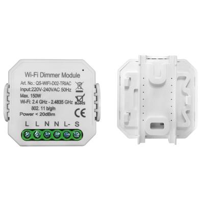 China 2 band 2 way wifi switch smart home breaker LED module dimmer, voice control program timer R7092 for sale