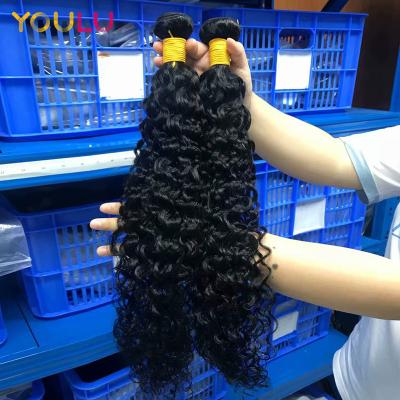 China Straight Buy 10 Get One Free 8A Grade Remy Hair Cuticle Aligned 30Inch Water Wave Bundles Hair Extension for sale