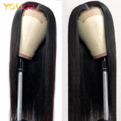 China Full Lace Closure Wigs Hd Lace Closure Wigs Long Cheap Wig Silky Straight High Quality Natural Virgin Human Hair Straight for sale