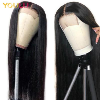 China Straight wigs raw unprocessed brazilian virgin human hair wholesale sellers,cheap 10a lace frontal wig sellers with baby hair for sale