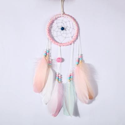 China Hot Selling Europe Living Room Decoration Wall Decor Hanging Handmade Dreamcatcher DIY Dreamcatcher for sale