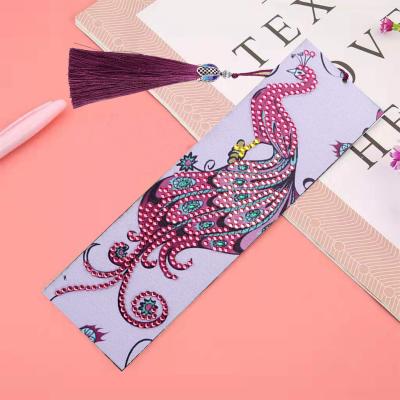 China Eco-Friendly DIY New Point Diamond Peacock Bookmark Diamond Painting for sale