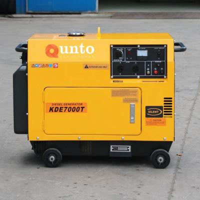 China Household 5kw 6kw 7kw 10kw 12kw 15kw Generator Home Electric Devices Used Silent Diesel Generator Set for sale