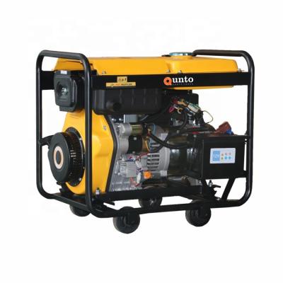 China 5kw Electric Welding Machine Generator Diesel Mobile Welder QT6500EW for sale