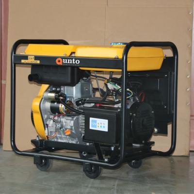 China Wholesale Air Cooled Generator Electric Power Generator With Welder QT7500EW for sale