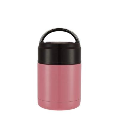 China Business Logo Portable Food Jar High Quality Custom Thermos Insulated Double Wall Stainless Steel Food Flask for sale