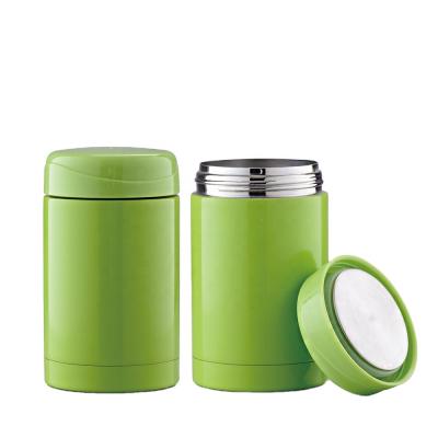 China Sustainable 16oz Insulated Thermos Food Jar Storage Double Wall Stainless Steel Keep Hot And Cold for sale