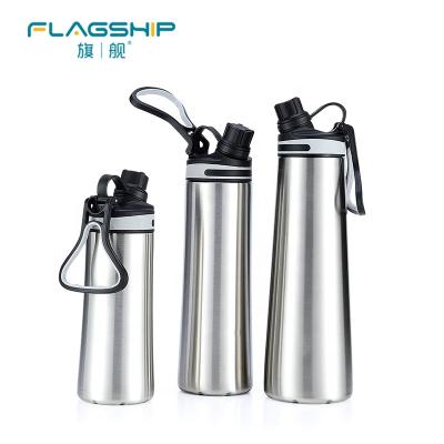 China Viable Wholesale 500ml Water Bottle Vacuum Flask Personalized Stainless Steel Bottle With Screw Lid for sale