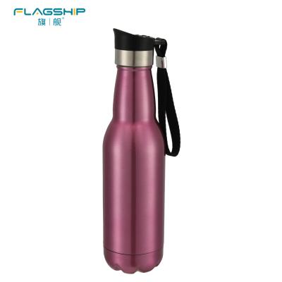 China Large Capacity Classic Marbling Stainless Steel Beverage Bottle Vacuum Collapsible Water Bottles Insulated Ceramic E-droplet Mug for sale