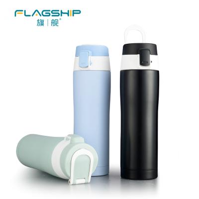 China New Design Sustainable 17 Ounce Double Wall Stainless Steel Vacuum Sports Water Bottle For Kids Wholesale Leakproof Flask for sale