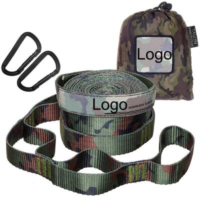 China Easy Installation Cheap Camouflage Portable Straps For Tree XL Hammock Heavy Duty Hanging Straps for sale