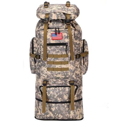 China 100L Large Men's Tactical Outdoor Rucksack Backpack Army Waterproof Backpack Army Bag Military for sale