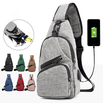 China High Quality Multi Function Fashion Increasing Travel Sports Chest Bag Men Messenger Sling Crossbody Shoulder Bag for sale