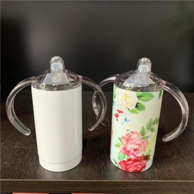 China 12oz Sublimation Blanks Stainless Steel Viable Double Wall Insulated Vacuum Straight Sippy Tumbler Cups for sale