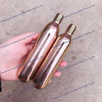 China Wholesale safety/low price/good quality CO2 60g gas cylinder cartridge for many uses for sale