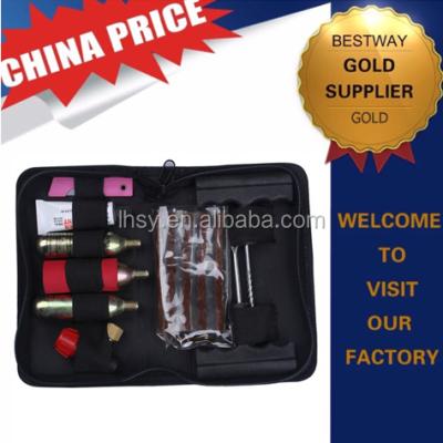 China Manufacturer small CO2 tire repair kit and CO2 tire inflator valve for bicycle for sale