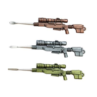 China Dabber Can Be Screwed Into Handle Sniper Rifle Design Metal Wax Carve Tool Dab Tool for sale