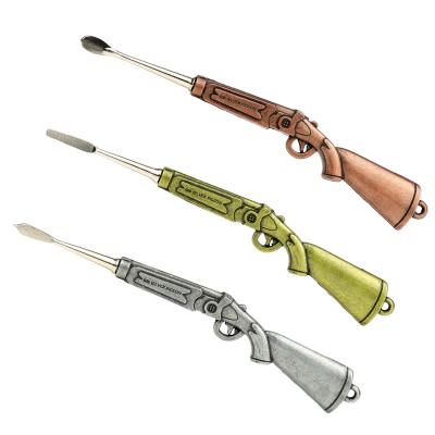 China Dabber Can Be Screwed In The Handle Automatic Weapon Design Metal Wax Carving Tool Dab Tool for sale