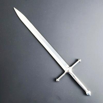 China Premium Letter Opening Metal Crafts Paper Cutter Sword Templar Sword Letter Opener for sale