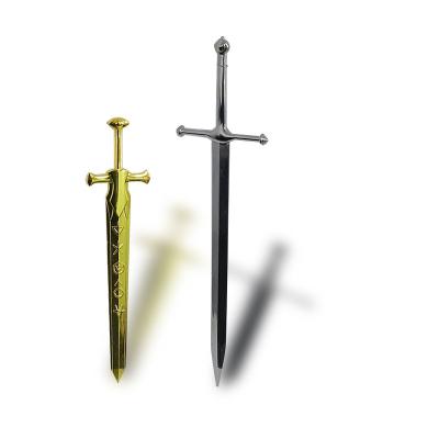 China High Quality Letter Opening Gold Metal Paper Cutter Templar Sword Letter Opener for sale