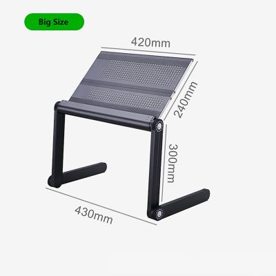 China (Size) High Quality Adjustable Vented Table Laptop Folding Lap Desk for sale