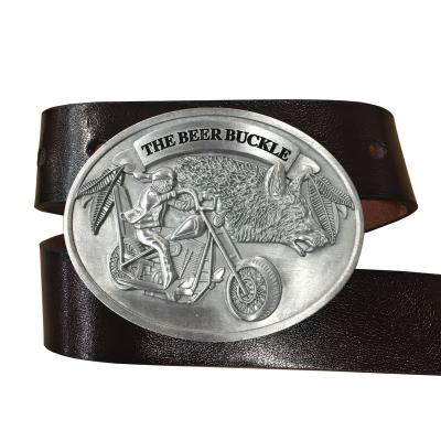 China Metal Belt Buckle Autobike Belt Button Beer Holder Buckle Cowboy Beer Holder Buckle for sale