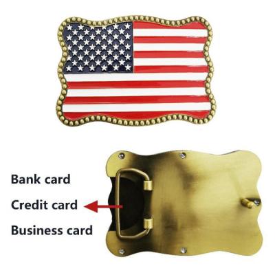 China Viable Personalized Custom Belt Buckles Credit Card Holder Belt Buckle for sale