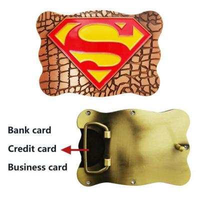 China Credit Card Holder Wholesale Zinc Alloy Custom Belt Buckle Viable Belt Buckles for sale