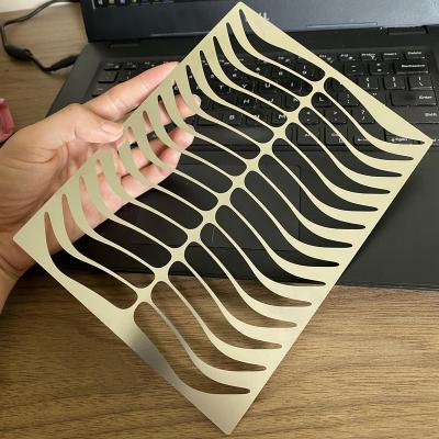 China Tool Stainless Steel Stencil Cosmetics Template Eyebrow Shape for sale