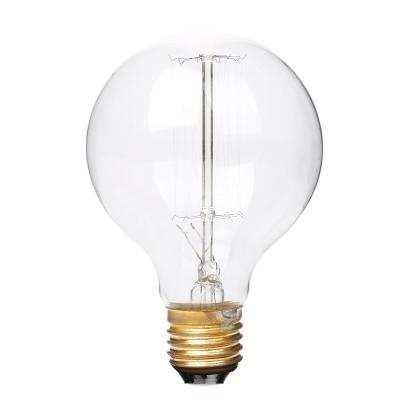 China Best Light Bulb Classic Selling Wholesale Industrial Classic Round Shape Decoration CE 40W Edison G125 Vintage Edison Light Bulb for sale