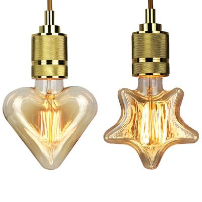 China Incandescent Decoration Star Shape Edison Bulb Heart Shape Edison Bulb Vintage Edison Light Bulb for sale