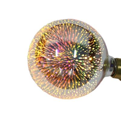 China Vintage Wholesale 220V G125 3D Firework Light Bulb Led Light Bulb for sale