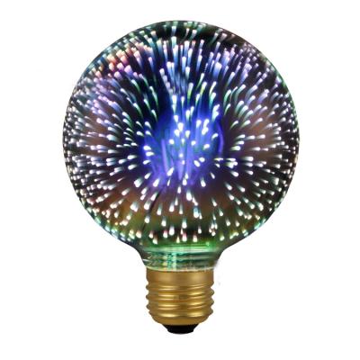 China 3D Global New Design G80 G95 G125 Colorful Fireworks Bulb Led 3D Light for sale