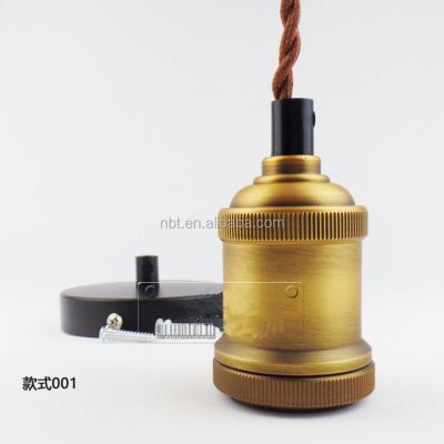 China Screw 2020 New China Supplier Electric Lighting Fittings E26 E27 Lamp Holder For Pendant Lamp for sale