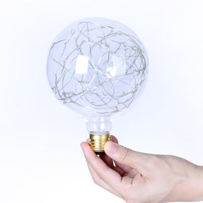 China Creative Holiday Light Bulb Vintage Decoration Led Incandescent Copper Wire G45 String 80 95 Bulbs for sale