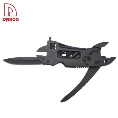 China Eco-friendly Mini Camping Black Oxide Finishing Have 3 Kinds Of Function Multitool Knife for sale