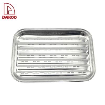 China Easily Cleaned Bbq BBQ BBQ Grill Tool Sand Outdoor Iron Material Polishing Tray for sale