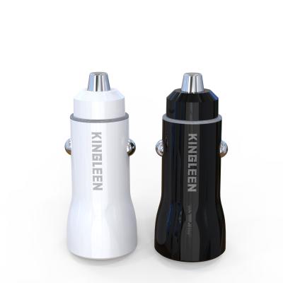 China Wholesale Portable Cheap Universal Car 2.4A Fast Mobile Phone Dual USB Car Charger For Promotional Mobile Phone for sale