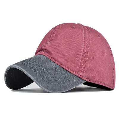 China JOINT Parent-child adults and children's pure cotton splicing 6 panel blank wholesale unisex baseball caps for sale