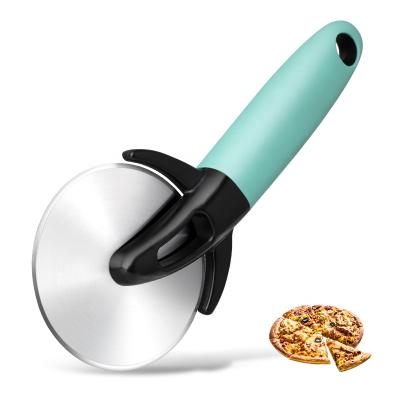 China Sustainable New Design Easy To Cut And Clean Stainless Steel Pizza Slicer Pizza Cutter Premium Super Sharp Wheel for sale