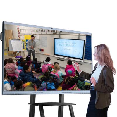 China School Teaching Black China Custom Digital Electric Interactive Smart White Boards Whiteboard For Classroom Class Rooms Kids Teaching School for sale