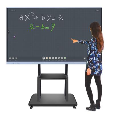 China School Teaching OEM Pizarra 4K Dual OS 65