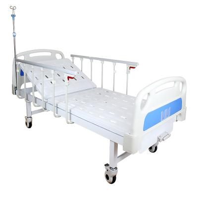 China China Products Carbon Steel Hospital Medical Flat Bed 5 Function Manual Folding Bed With Good Mattress Price Hospital for sale